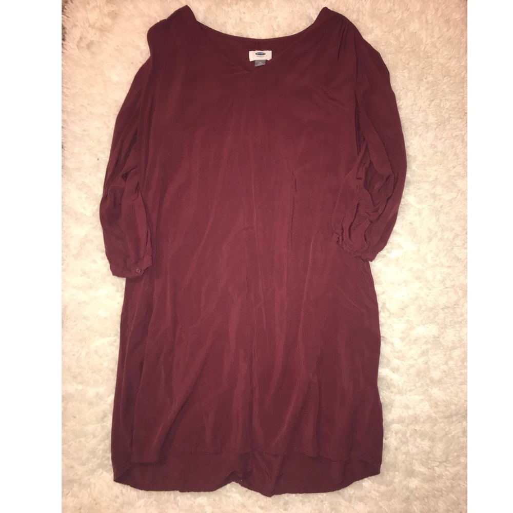 Old Navy Burgandy Dress